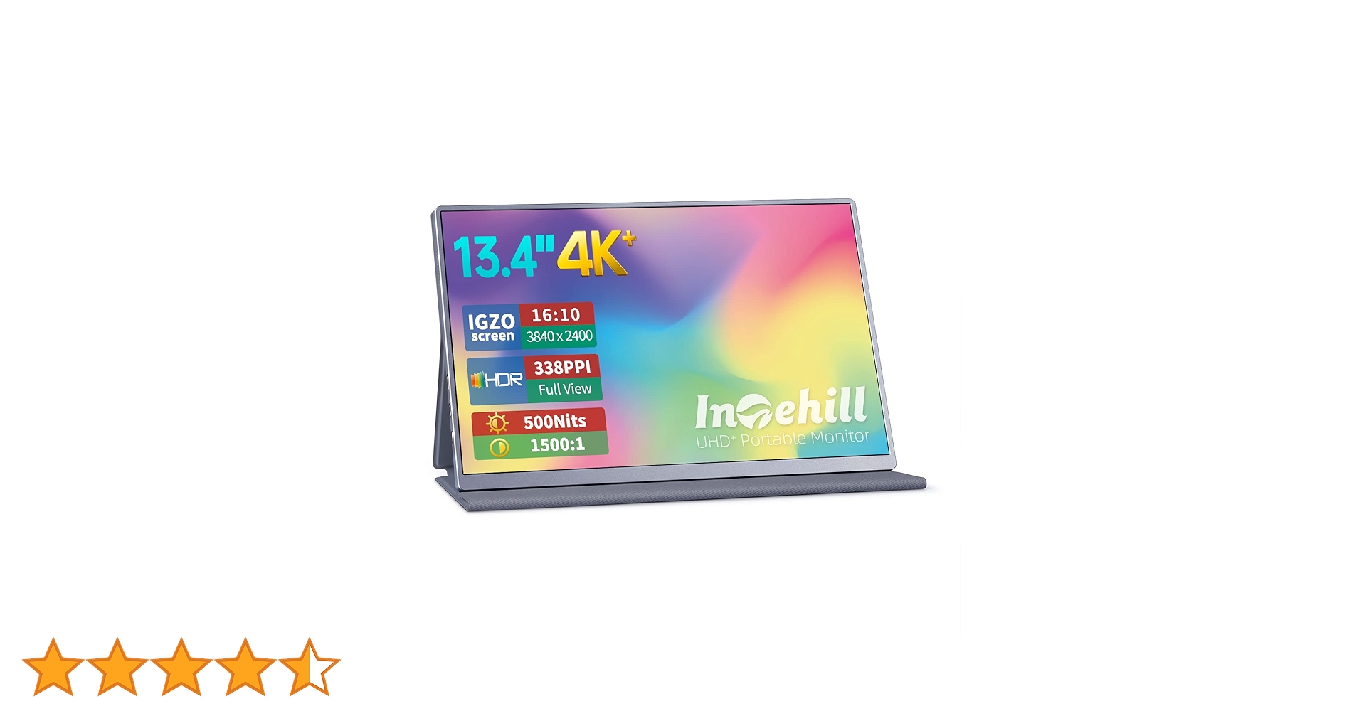 訳があり❣️モバイルモニター 4k 13.4 インチ IGZOスクリーン Amazon.co.jp: Intehill モバイルモニター 4k 13.4 インチ IGZO